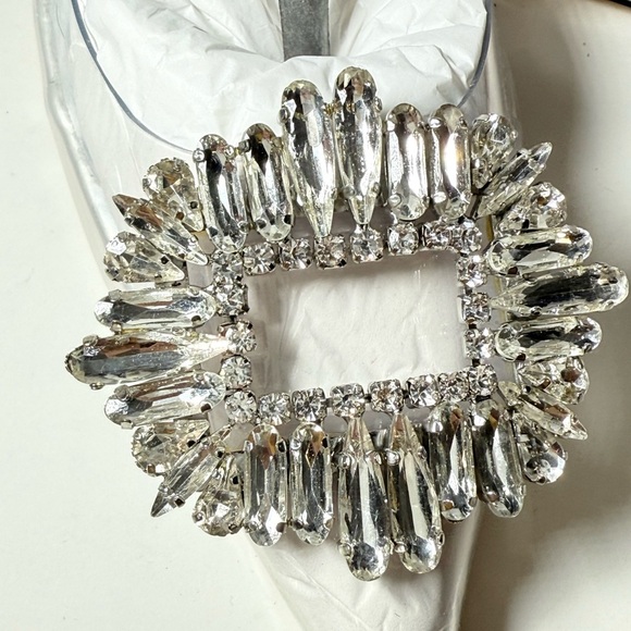 Good American Cinder F*cking Rella Glass Heels Size 7.5 - Picture 6 of 10